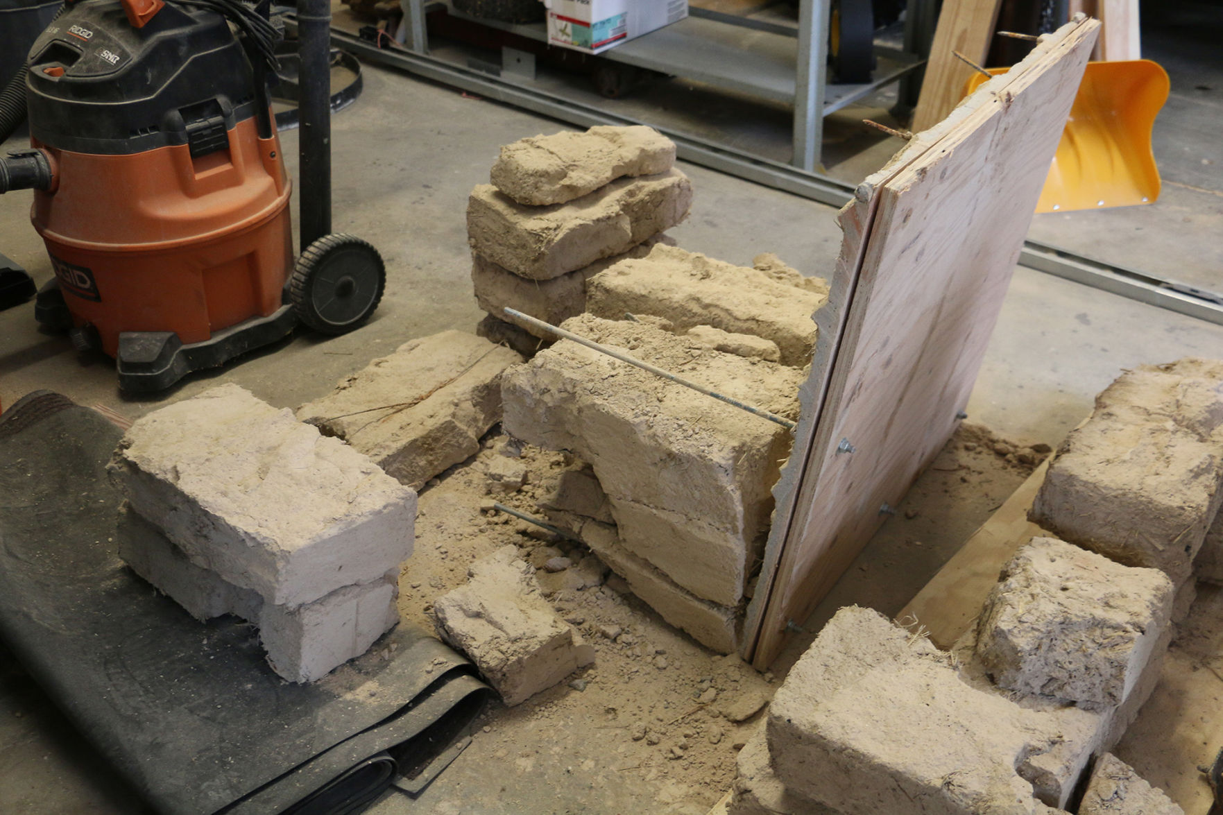PHOTOS: Scotts Bluff National Monument personnel save adobe bricks